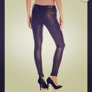 7 For All Mankind Faux Leather Skinny Jeans